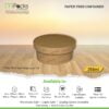 Paper Food Container - kraft Paper with lid - 250ml