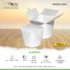 Paper food Box - Noodle Box White Paper- 750ml Size