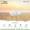 Boat Tray 4oz White