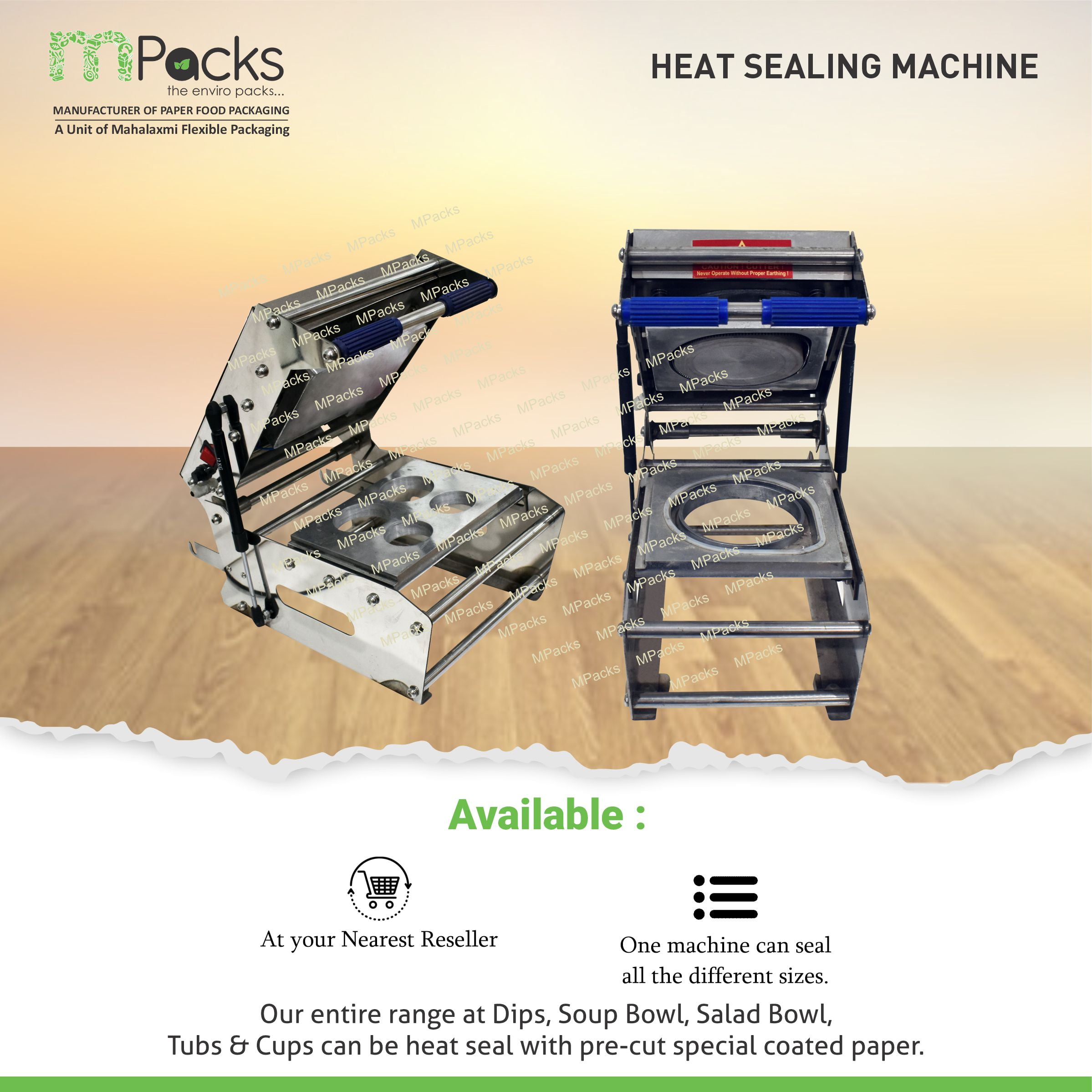 Heat Sealing Machine for Food Packaging