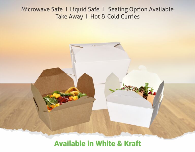 Take Out Boxes - 4 Flap